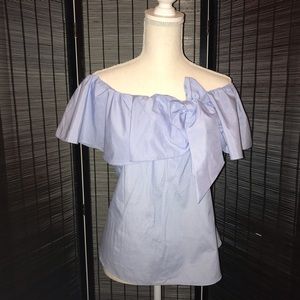 Rib and Rib Off Shoulder Top